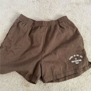 Brandy Melville Brown Sweat Shorts